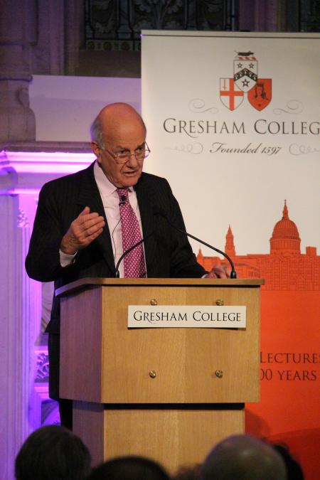 Lord Igor Judge delivering a Gresham College lecture