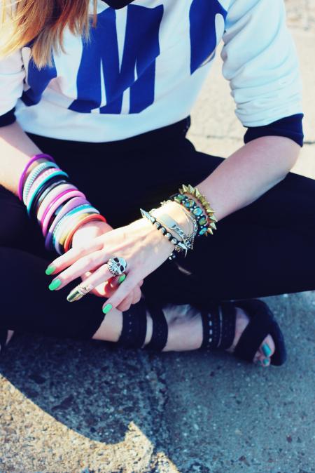 Lots of bracelets