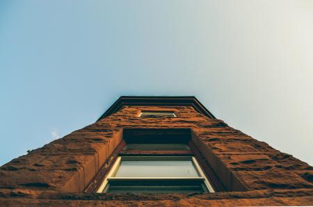 Low-angle Photo of Brown Structure