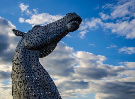 Low Angle Photo of Horse Statue