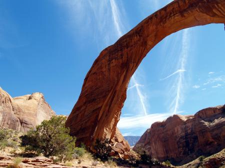 Low Angle Photo of Stone Formations Under Sunlight