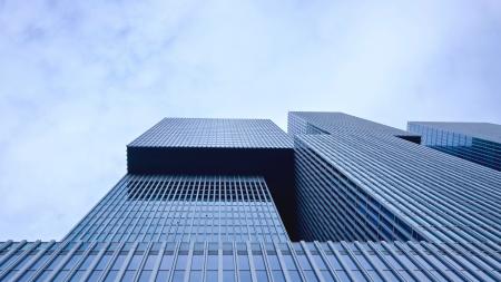 Low Angle View of Office Building Against Sky