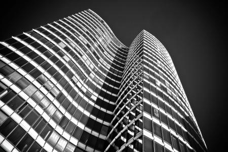 Low Angle View of Skyscrapers