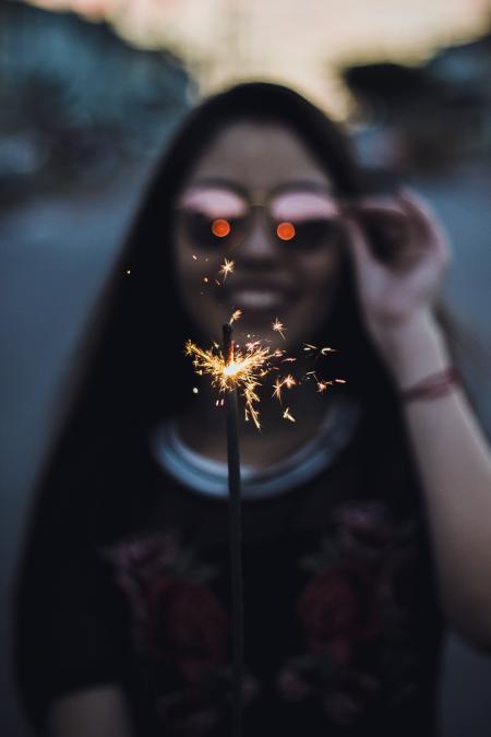 Macro Photography of Firework Stick