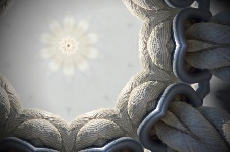 Macro Photography of Rolled Round Rope