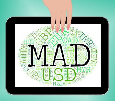 Mad Currency Means Worldwide Trading And Currencies