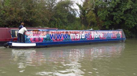 MAID OF FIBRE below Fosse locks 20-10-2012