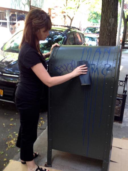 Mailbox graffiti