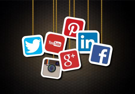 Main social media brands - Illustration