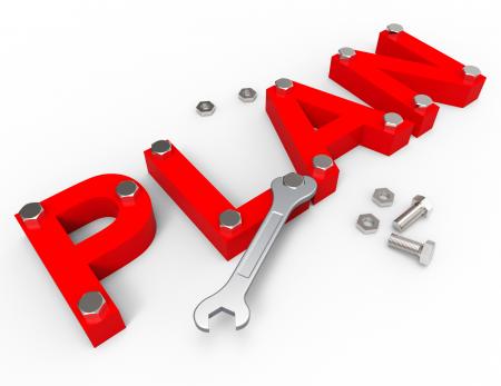 Make A Plan Shows Project Management And Enterprise