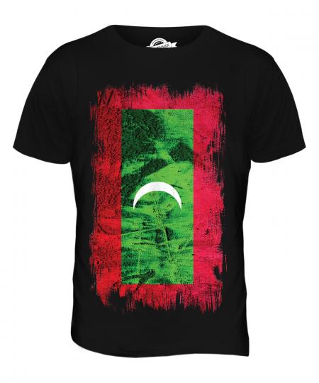 Maldives Grunge Flag