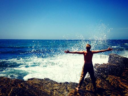 Man At The Shore