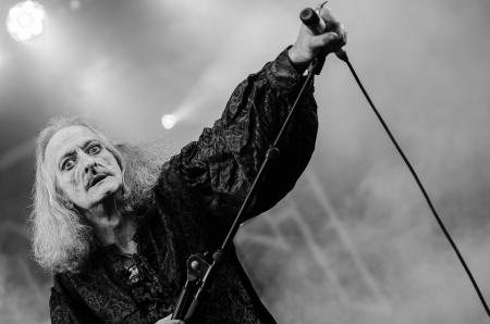 Man in Black Dress Holding Sword