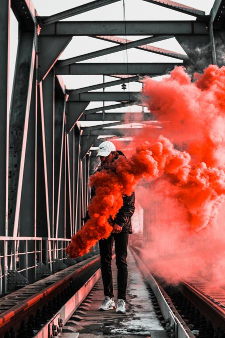 Red smoke