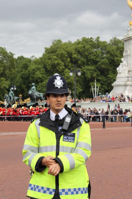 Man in Officer's Uniform Black Standing during Parade