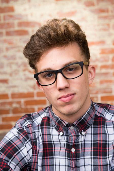 Man In Plaid Button-down Shirt