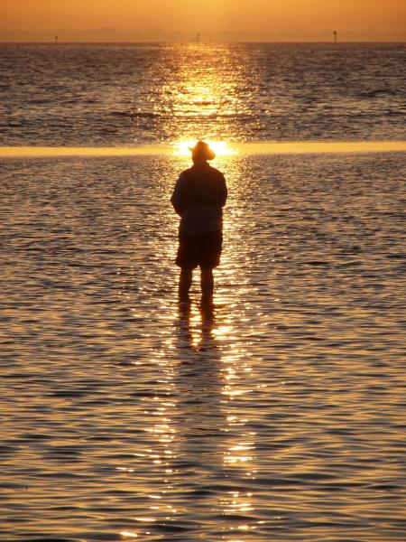 Man in the Ocean