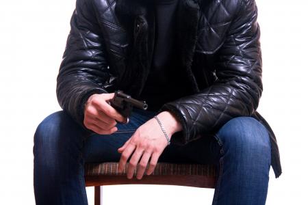 Man with gun