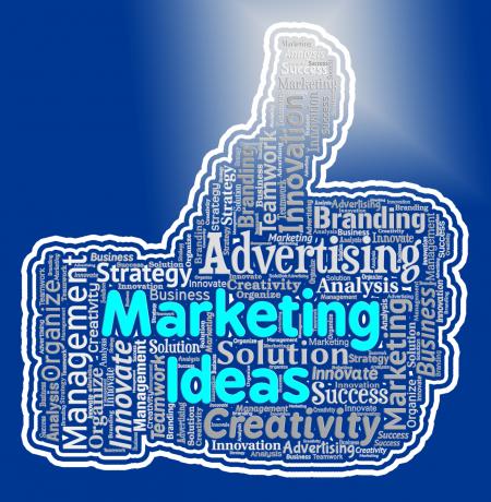 Marketing Ideas Thumb Means Promotion Plans And Ecommerce