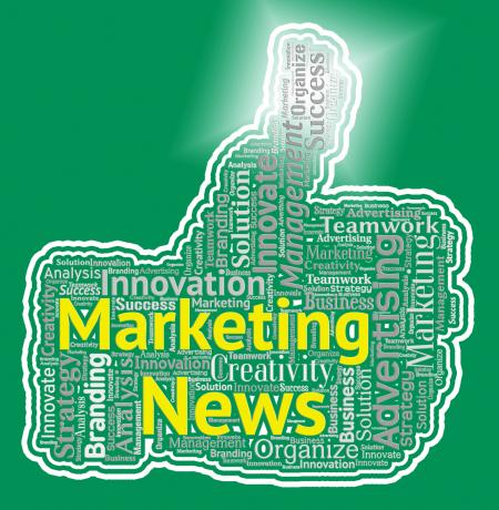 Marketing News Thumb Means Promotions And Advertising