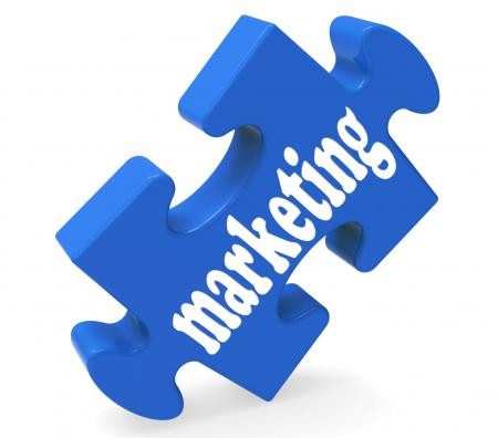 Marketing Piece Means Advertising And Strategy