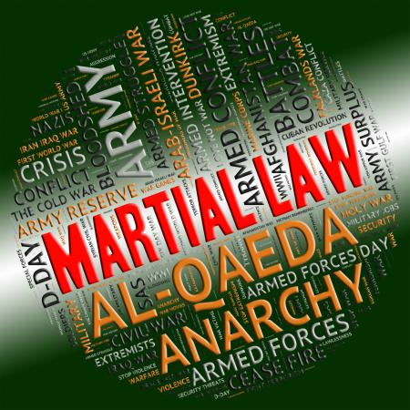 Martial Law Shows Military Action And Defence