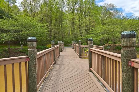 Meadowlark Gardens Bridge - HDR