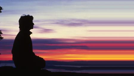 Meditation at Sunset