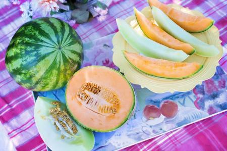 Melons on the Table