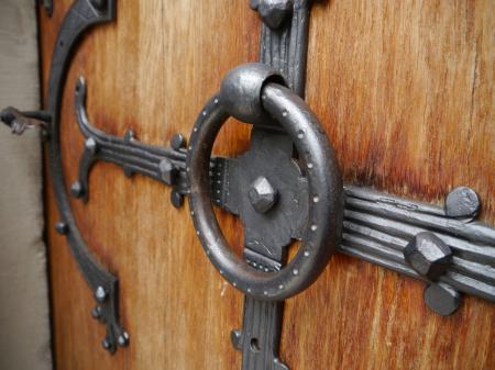 Metal work on the Door