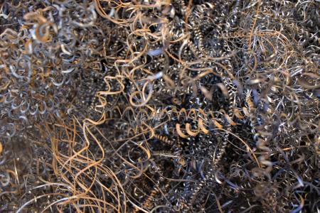 Metallic shavings