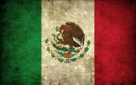 Mexico Grunge Flag