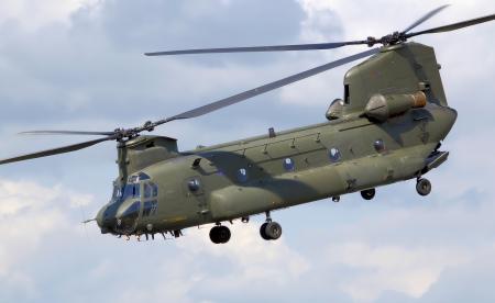 Military Chinook Helicopter