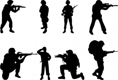 Military Silhouettes