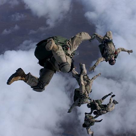 Military Skydivers