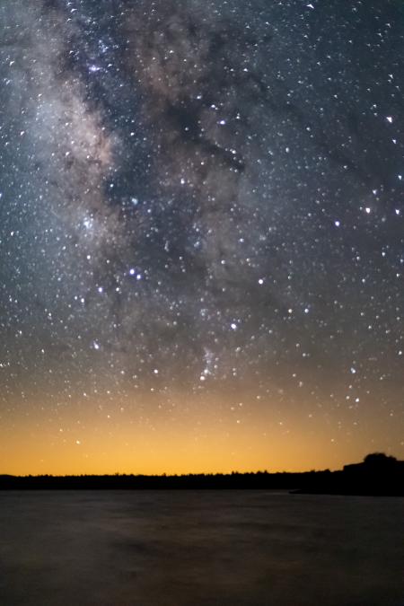 Milky Way over Ashurst Lake