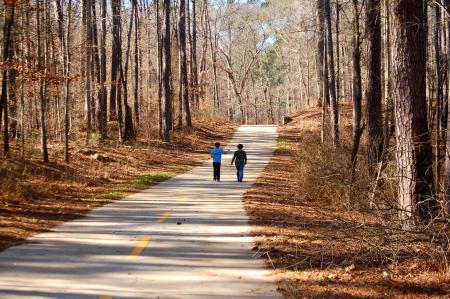 Mindy and moey on trail