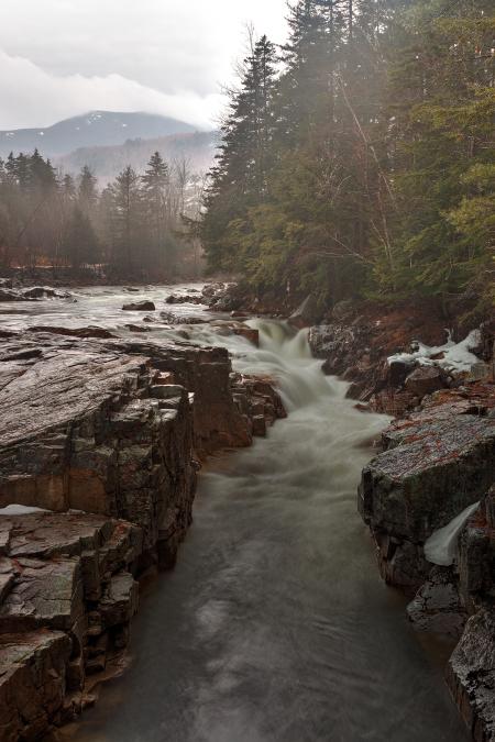 Misty Rocky Gorge - HDR