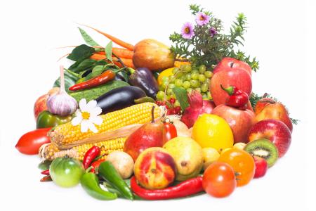 Mixed fruits and vegetables