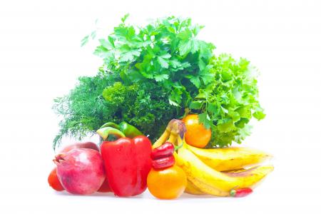 Mixed fruits and vegetables