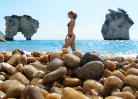 Model on the Beach