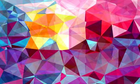 Modern Triangle Abstract Background