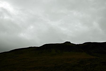 Mountain against the sky