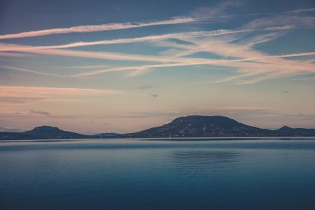 Mountain Beside Large Body of Water