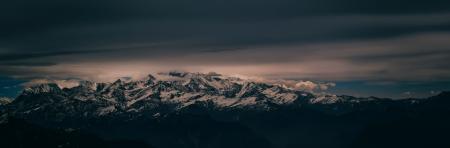 Mountain Covered With Snow