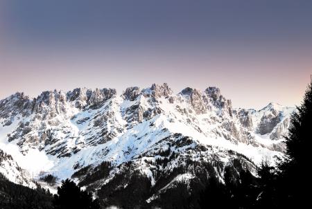 Mountain during Winter