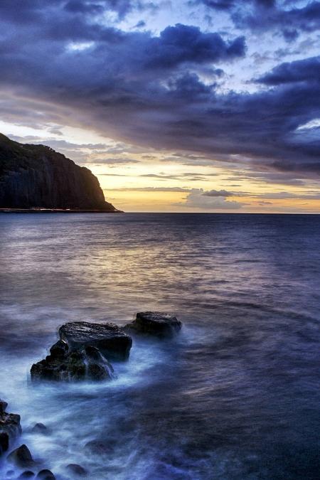 Mountain Near the Ocean