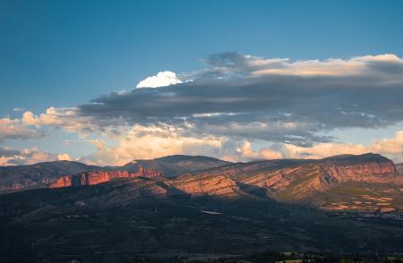 Mountain Panorama at Dusk