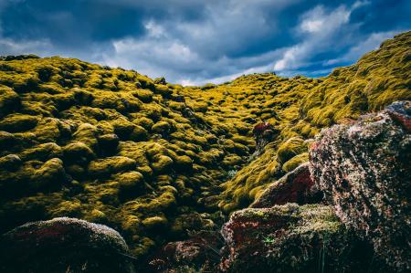 Mountain Under Cloudy Sky