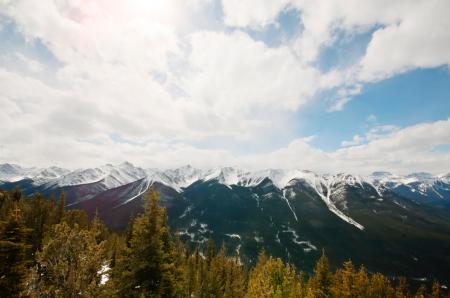 Mountain Under White Clouds during Daytime